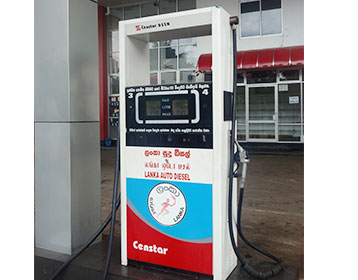 LED diesel fuel dispenser 2 nozzle 2 meter 2 pump